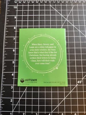 2020 Autumn Publishing Disney Mini Book Huey Dewey And Louie's Christmas Wish - Thumbnail 2