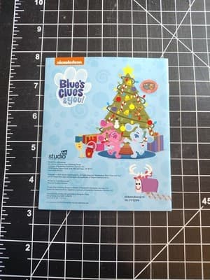 Nickelodeon Fun Studio Intl. Advent Mini Book Blue's Clues Christmas With Blue - Thumbnail 2