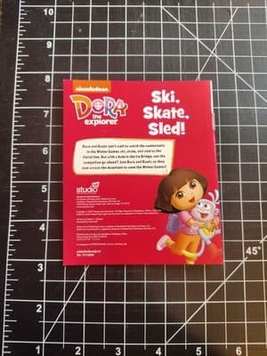 Nickelodeon Fun Studio Intl. Advent Mini Book Dora The Explorer Ski Skate Sled - Thumbnail 2