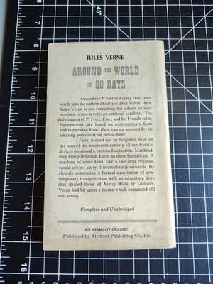 Around The World in 80 Days By Jules Verne (1963) Pyramid Canada Unabridged - Thumbnail 2