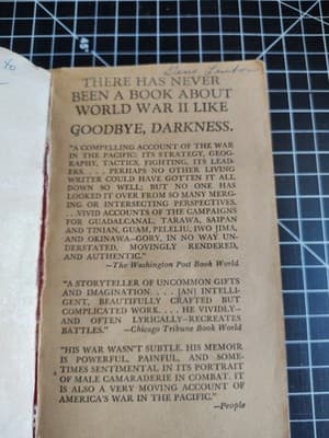 Goodbye, Darkness A Memoir of the Pacific War, William Manchester, PB GOOD - Thumbnail 8