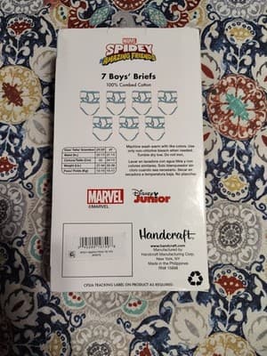 Toddler Boy Spidey & His Amazing Friends 7-Pack Brief Underwear Color: Size: 4T - Thumbnail 2