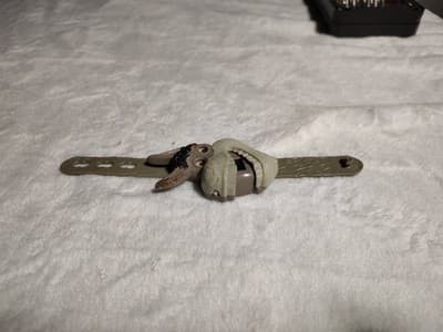 Shrek Wrist Watch TV Donkey Grey Plastic Straps 8" Long Vintage Free Shipping - Thumbnail 3