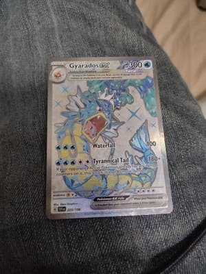 Pokémon Gyarados ex SV01 225/198 Holo Ultra Rare Card 300HP Waterfall English