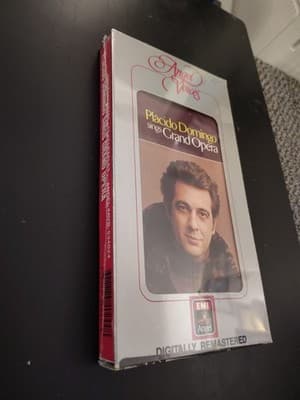 RARE! Placidity Domingo, Sings Grand Opera (Double Cassette, 1986) New Sealed - Thumbnail 3