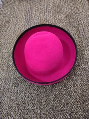 Toucan Lancaster Women's Hat - Pink with Black Ribbon