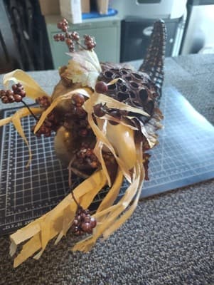 Autumn Cornucopia, Fall Table Decor, Fall Centerpiece - Thumbnail 4