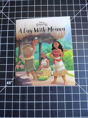 Disney Princess Mini A Day With Moana 4-5/8” x 3-7/8” Autumn Publishing 2021