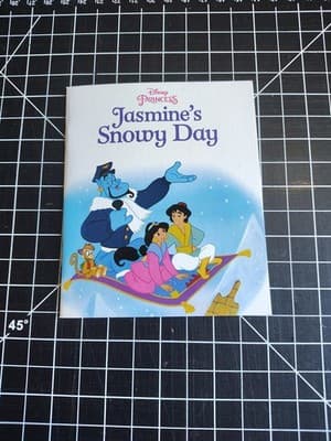 Disney Princess Mini Jasmine's Snow Day 4-5/8”x3-7/8”Autumn Publishing 2021