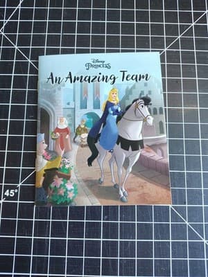 Disney Princess Mini An Amazing Team 4-5/8”x3-7/8”Autumn Publishing 2021