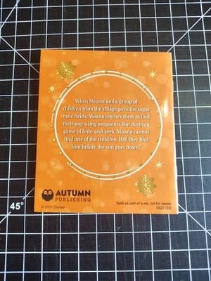 Disney Princess Mini A Day With Moana 4-5/8” x 3-7/8” Autumn Publishing 2021 - Thumbnail 2