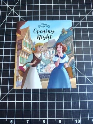 Disney Princess Mini Book Opening Night 4-5/8” x 3-7/8” Autumn Publishing 2021