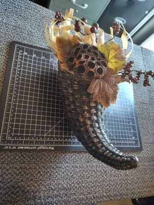 Autumn Cornucopia, Fall Table Decor, Fall Centerpiece - Thumbnail 2