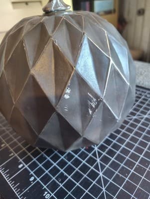 Robert Stanley Signature Collection Silver Color Pumpkin Decor. - Thumbnail 5