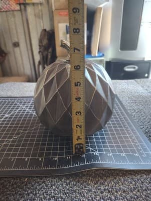 Robert Stanley Signature Collection Silver Color Pumpkin Decor. - Thumbnail 7