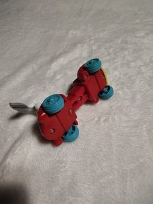Vintage Plastic 1992 Bugs Bunny Red Stretch Car Warner Bros Toy Looney Tunes - Thumbnail 5