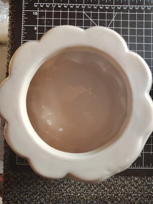 White Ceramic Decorative Fall Harvest Pumpkin Cookie Candy Jar NWOT - Thumbnail 8