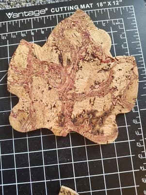 Maple Leaf Coasters set of 6 Sustainable All Natural Portugal Cork - Thumbnail 3