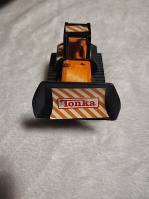 Tonka Mini Bulldozer Construction 2003 Orange Hasbro McDonalds Happy Meal - Thumbnail 3