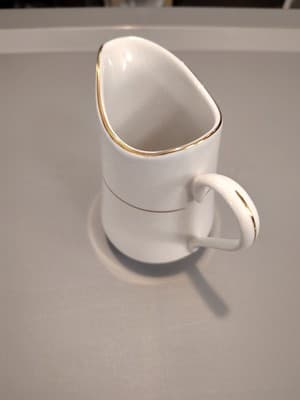 Lynn's Valentine Gold Trimmed Cream Pitcher - Thumbnail 2