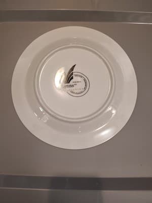 lynn valentine fine china Dinnerplate Gold Rim - Thumbnail 2
