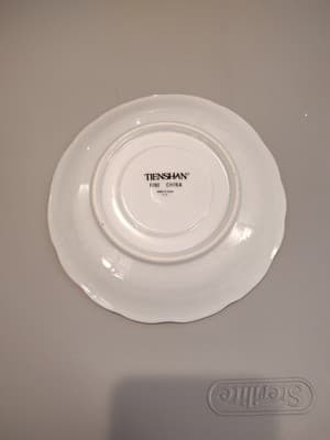 Tienshan Rose Y.S Rose With Gold Trim 5.75" Saucer - Thumbnail 2