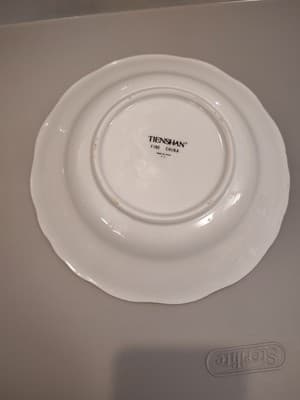 Tienshan Rose Y.S Rose With Gold Trim 8.25" Soup Bowl - Thumbnail 2