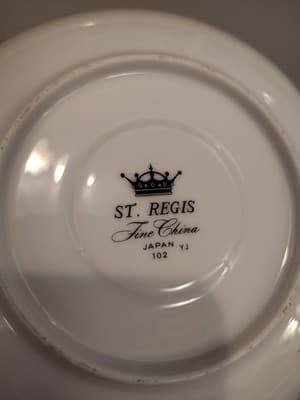 St. Regis 102 Japan Fine China Saucer Cup Plate - Thumbnail 3