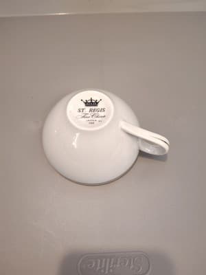 St Regis 102 Teacup Replacement Cup Porcelain Japan White Gold Tone Border - Thumbnail 3