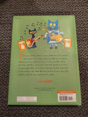 5-Minute Pete the Cat Stories by James Dean 12 Stories Hardcover Autographed - Thumbnail 2
