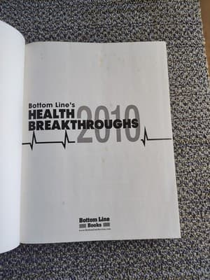 Bottom Lines Health Breakthroughs 2010 Medical & Wellness Hardcover Book WDSM - Thumbnail 5