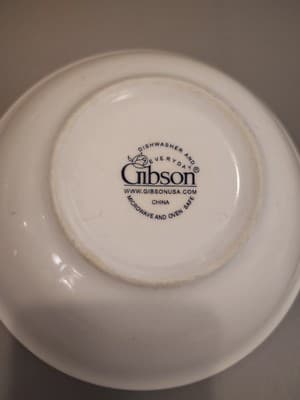 Gibson Designs COUNTRY ORCHARD 6.5" Soup Bowl Fruit Rim - Thumbnail 3