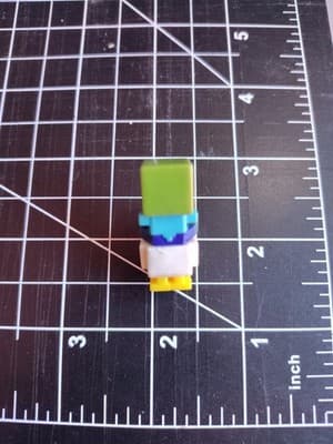 Minecraft Mini-Figures Ice Series 5 1" Zombie on Chicken Zockey Figure Mojang - Thumbnail 2
