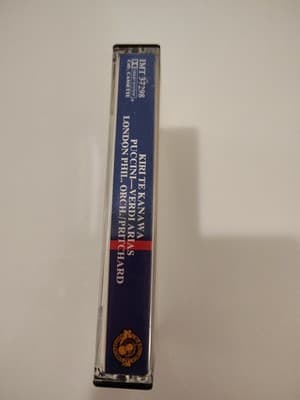 Verdi Puccini Arias Kiri Te Kanawa London Philharmonic Cassette Tape 1983 CBS - Thumbnail 3