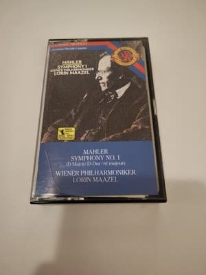 Mahler-Wiener Philharmoniker-Lorin Maazel–Symphony 1 Cassette Tape IMT- 42141