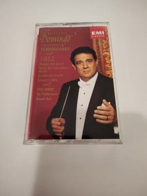 Placido Domingo Sings and Conducts Tchaikovsky (Cassette) - New in Packaging