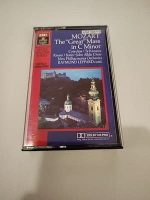 MOZART THE GREAT MASS IN C MINOR, EMI ANGEL MASTER SERIES New Cassette