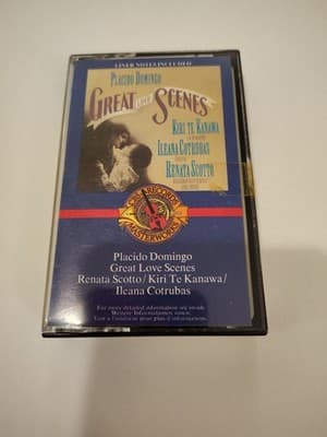 Placido Domingo - Great Love Scenes [Cassette] SEALED