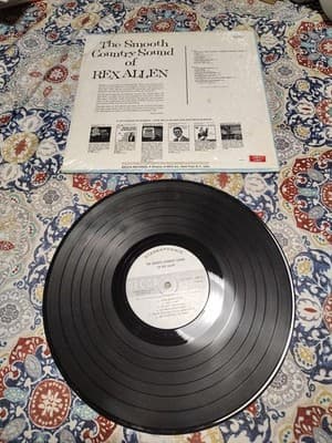 1968 Rex Allen "The Smooth Country Sound Of Rex Allen" LP 33 1/3 RPM Record - Thumbnail 3