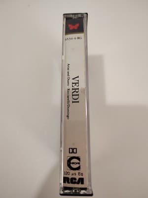 Verdi: Arias and Duets / Katia Ricciarelli, Placido Domingo Cassette Tape New - Thumbnail 3