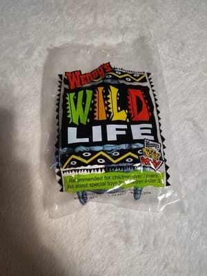 Wendy's Kids' Meal Toy 2000 Wild Life - Purple Beetle Plush Bean Bag