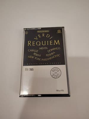 MONTSERRAT CABALLE CASSETTE VERDI REQUIEM, Two Cassette Tape Set. New - Thumbnail 2