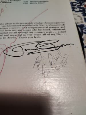 Ronnie Brown: Many Moods VINYL LP ALBUM IF I WERE A BELL, AUTOGRAPHED - Thumbnail 6