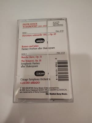 CLAUDIO ABBADO - CHICAGO SYMPHONY ORCHESTRA "Tchaikovsky, 1812 Overture" TAPE!! - Thumbnail 2