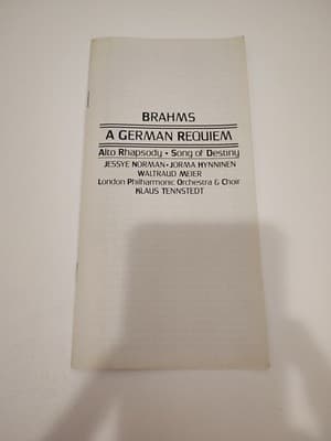 JESSYE NORMAN - Brahms: A German Requiem - London Philharmonic Orch. Cassette - Thumbnail 12