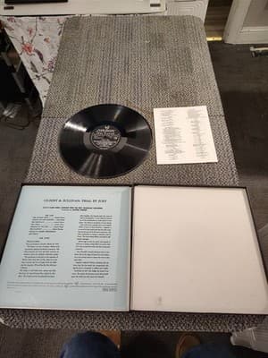 Gilbert And Sullivan Trial By Jury 1949 Vintage Vinyl Record Box Set Album LP - Thumbnail 2