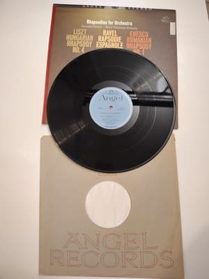 RARE LP SILVESTRI LISZT RAVEL ENESCO RAPSODIES OG FR VDM ASDF 162 - Thumbnail 3