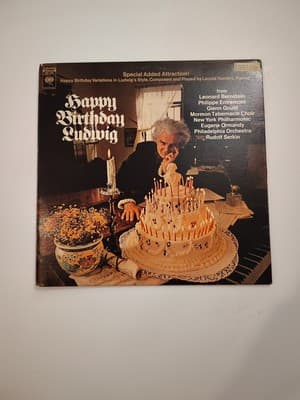 Happy Birthday Ludwig Vinyl Columbia Stereo MS 7406 Gatefold Jacket NEAR MINT - Thumbnail 2