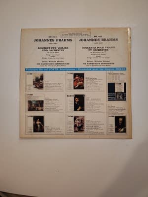 BRAHMS Violin Concerto WILHELM MELCHER SZALAR Hamburg SO Joker SM-1023 STEREO - Thumbnail 2