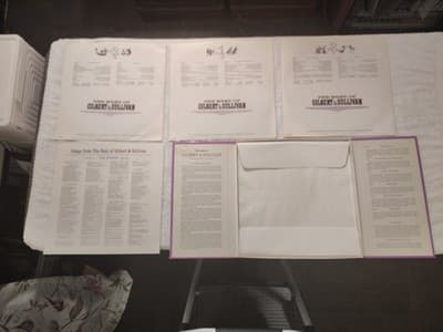 Vintage Records Vinyl The Best of Gilbert & Sullivan Boxed Collection Fold Out - Thumbnail 12